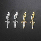 Cross Earrings Copper Micro Inlaid Zircon – Special Occasion Gifts — 5