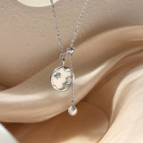 Simple Temperament Of Round Shell Necklace – Jewelry Gift Ideas — 4