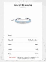 S925 Sterling Silver Blue Enamel Ring – Surprise Gifts — 11