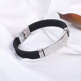 Silicone stainless steel bracelet – Jewelry Gift Ideas — 5