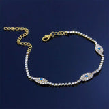 Unique Vintage Element Rhinestone Eye Anklet – Surprise Gifts — 4