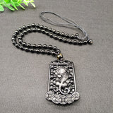 Obsidian Pixiu Pendant Ruyi Abacus Jade Pendant – Jewelry Gift Ideas — 3