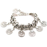 Coin short bracelet and anklet dual purpose – Jewelry Gift Ideas — 4