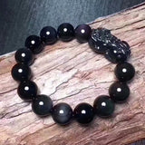 Natural Rainbow Eye Obsidian Pixiu Bracelet – Jewelry Gift Ideas — 5