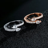 Simple And Exquisite Water Drop Zircon Ring – Holiday Gift Ideas — 9