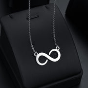 Eight Pendant Eight Titanium Steel Necklace – Jewelry Gift Ideas — 1