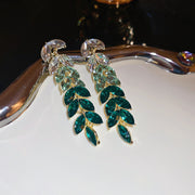 Gradient Color Tassel Wheat Long Earrings Women – Gifts for Her — 11