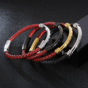 Simple Leather Rope Braided Fashion Men's Bracelet – Stylish Gifts — 1