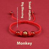 Zodiac Cinnabar All-matching Weaving Bracelet – Jewelry Gift Ideas — 11