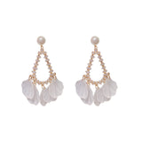 Zircon Water Droplet Earrings Female Acrylic – Gifts for Her — 2