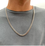 Fashion Cuba Chain Necklace Men Titanium Steel – Jewelry Gift Ideas — 1