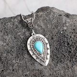 Vintage Carved Water Drop Pendant Bohemian – Jewelry Gift Ideas — 7