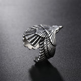 Stainless Steel Men's Ring Titanium Steel Ghost Head – Gifts for Him — 6
