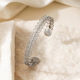 Fashion Hollowed-out Stainless Steel Bracelet – Stylish Gifts — 3
