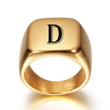 Stainless Steel Signet Blank Plain Ring Band High – Unique Gift Ideas — 14