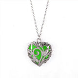 Hollow glowing heart necklace – Jewelry Gift Ideas — 3