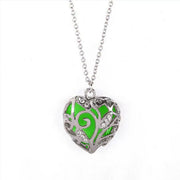 Hollow glowing heart necklace – Jewelry Gift Ideas — 3