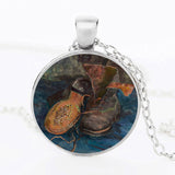 The Kiss Starry Night Sunflower Glass Necklace – Jewelry Gift Ideas — 15