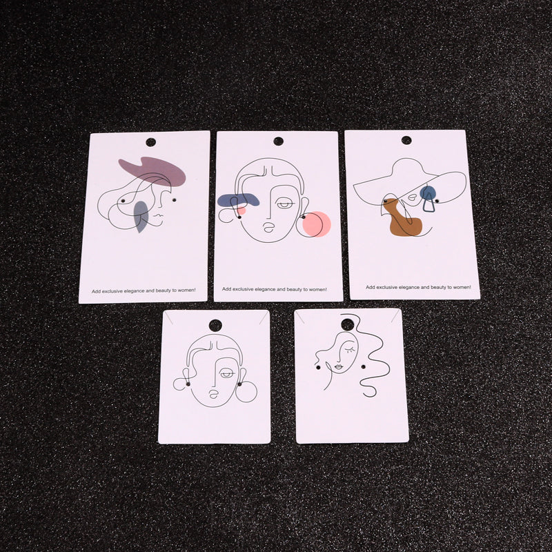 100 Pieces Featured Earrings Card Ornament Paper – Unique Gift Ideas — 1