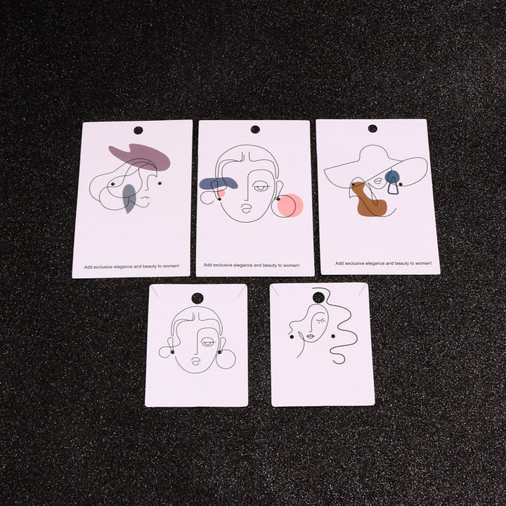 100 Pieces Featured Earrings Card Ornament Paper – Unique Gift Ideas — 1
