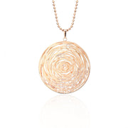 Gold Plated Hollow Heart Pendant Flower Of Life – Jewelry Gift Ideas — 4
