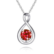 Birthstone Octagonal Pendant Sterling Silver – Jewelry Gift Ideas — 6