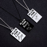 KPOP Jisoo Lisa Jennie Rose Signature ID Pendant – Jewelry Gift Ideas — 1