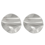 Titanium Steel Pleated Geometric Retro Glossy – Meaningful Gifts — 7