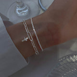 Sparkling Zircon Bracelet 2-piece Set – Jewelry Gift Ideas — 6