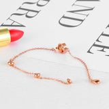 Digital Double Ring Ring Rose Gold Bracelet – Jewelry Gift Ideas — 3