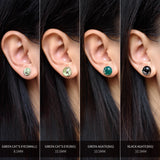 Women's Half Hollow Pattern Stud Earrings – Gifts for Her — 5