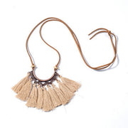 Fringe long necklace fashion – Stylish Gifts — 5