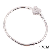 Alloy diamond pendant zircon snake bone chain – Jewelry Gift Ideas — 14