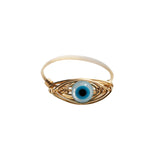 Lover's Eye Ring Is Inlaid With Gold – Gifts for Couples — 4
