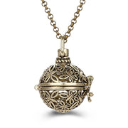 Aromatherapy Zircon Cage Hollow Necklace – Jewelry Gift Ideas — 7
