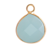 Dyed Jade Water Drop Pendant Necklace – Jewelry Gift Ideas — 8