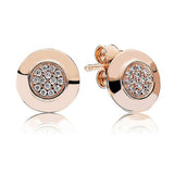 Stylish Hollowed-out Diamond-studded Earrings – Small Gift Ideas — 4