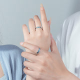 Creative Van Gogh's Starry Sky Couple Ring – Gifts for Couples — 4