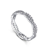 Sterling Silver Ring With Diamonds Simple Ladies – Practical Gifts — 2