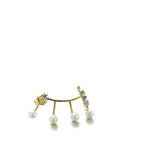 Natural Pearl Earrings Fashion OL Simple – Stylish Gifts — 6