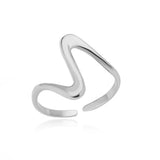 Stainless Steel Hydraulic Ring Geometric Open – Birthday Gifts — 7