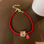 Year Of The Ox Transshipment Red String Bracelet – Jewelry Gift Ideas — 19