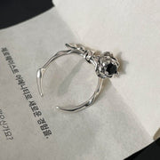 Maillard Style Vintage Amber Natural Stone Ring – Stylish Gifts — 9