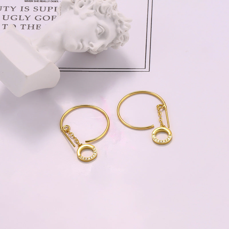 French Fashion Geometric Earrings Noble Cold Style – Stylish Gifts — 1