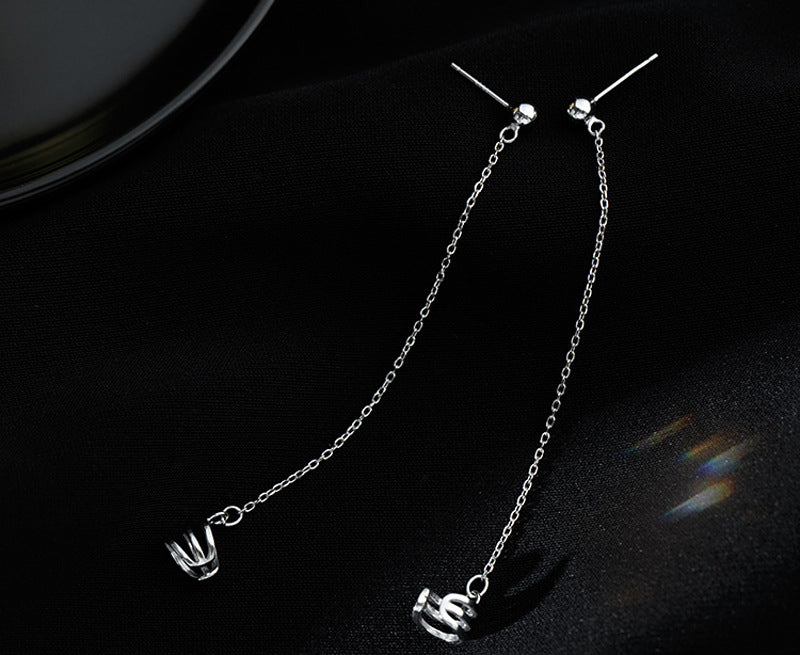 Minimalist Style Integrated Chain Stud Is Simple – Stylish Gifts — 1