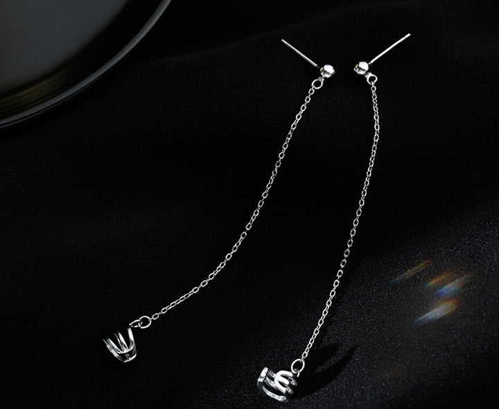 Minimalist Style Integrated Chain Stud Is Simple – Stylish Gifts — 1