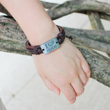 English Letter Bracelet Genuine Leather Retro – Jewelry Gift Ideas — 9