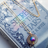 Star Necklace Cosmic Galaxy Pendant Stainless – Jewelry Gift Ideas — 6