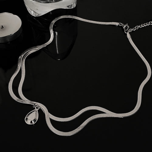 Creative Niche Design Water Drop Pendant Necklace – Jewelry Gift Ideas — 2