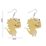 Creative Handmade Acrylic Cartoon Dinosaur Earrings – Stylish Gifts — 8